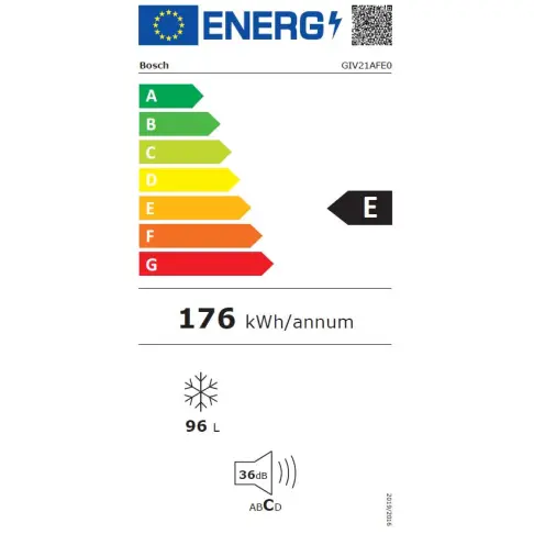 Congélateur intégrable BOSCH GIV21AFE0 - 6
