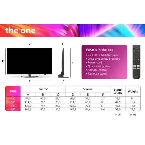 Tv led 50'' PHILIPS 50PUS8909/12 - 2
