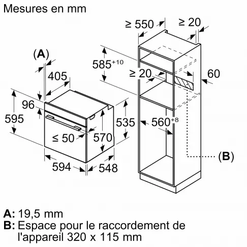 Four pyrolyse SIEMENS HB 573 ABR 0 - 9