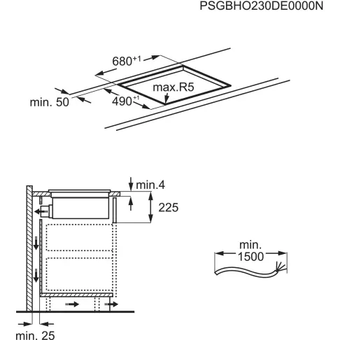 Plaque aspirante induction AEG TH74CB03FZ - 10