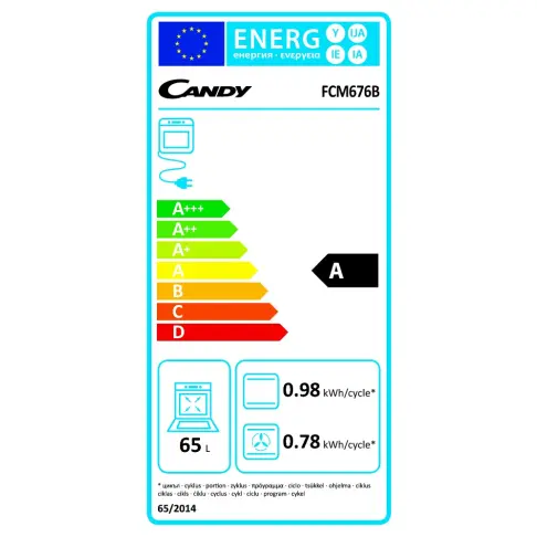 Four pyrolyse CANDY FCM676B - 3
