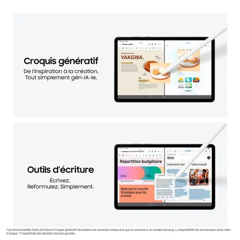 SAMSUNG Galaxy Tab S11 Wi-Fi Gris - 128Go - 4