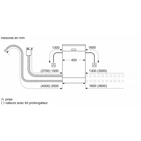 Lave-vaisselle tout intégré 45 cm BOSCH SPV2HKX42E - 8