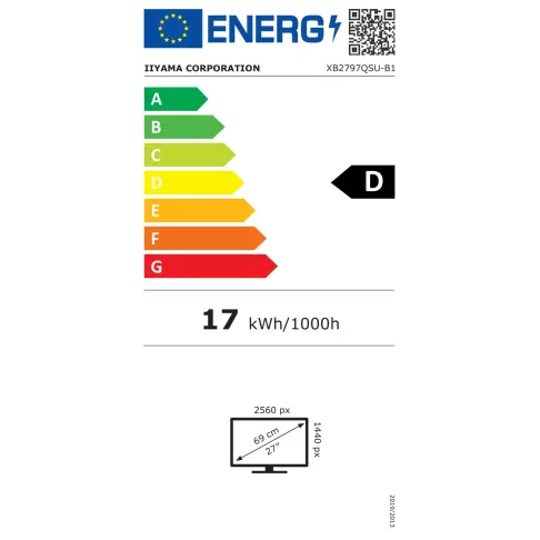 Moniteur IIYAMA XB2797QSU-B1 - 16