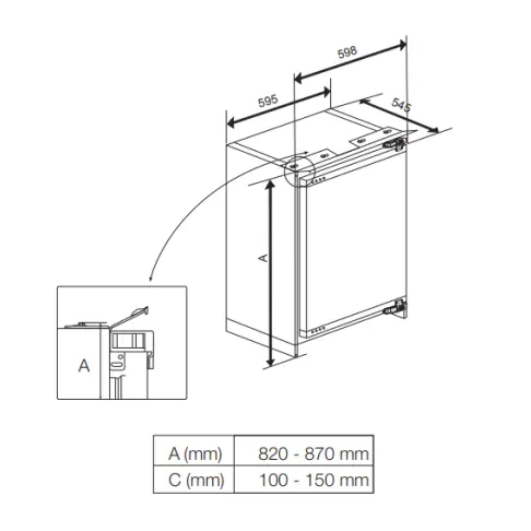 Congélateur intégré BEKO BU1204N - 2