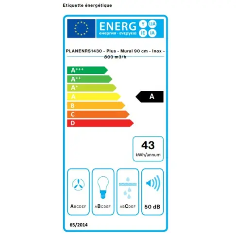 Hotte décorative FALMEC PLANENRS1430 - 3 Hotte décorative FALMEC PLANENRS1430 - 3