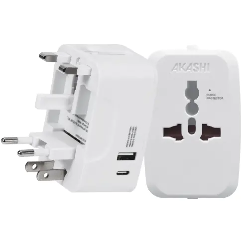 Adaptateur de voyage AKASHI ALTWP 200 WH - 1