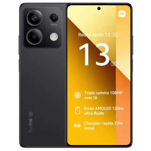 Smartphone XIAOMI REDMINOTE135GNOIR - 1