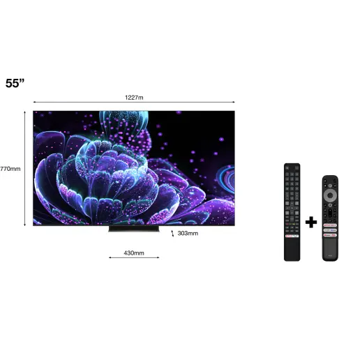 Télé led 55 pouces TCL 55C835 - 3