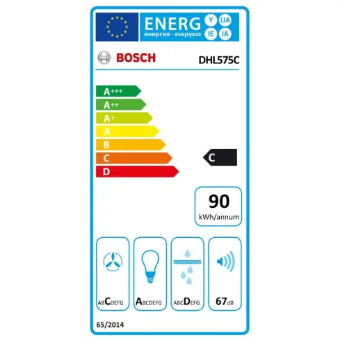 Groupe filtrant BOSCH DHL 575 C - 14