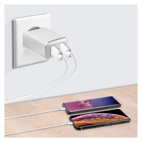 Chargeur secteur usb AKASHI ALT 2 USB AC CH - 2