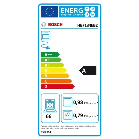 Four ecoclean BOSCH HBF134EB2 - 9