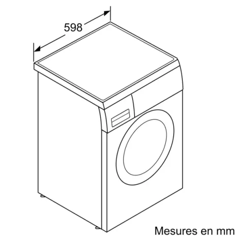 Lave-linge frontal BOSCH WUU28T69FR - 6