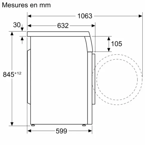 Lave-linge frontal BOSCH WUU28T69FR - 7