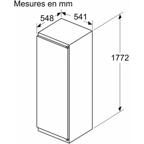 Réfrigérateur intégré 1 porte BOSCH KIR81NSE0 - 4