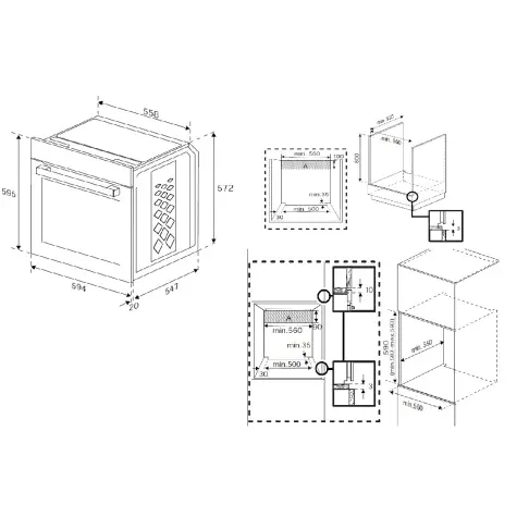 Four pyrolyse BEKO BBIS17301BMP - 6 Four pyrolyse BEKO BBIS17301BMP - 6
