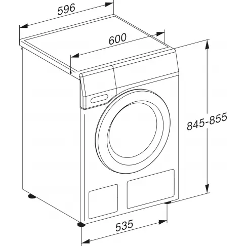 Lave linge séchant MIELE WTD163WCS - 6