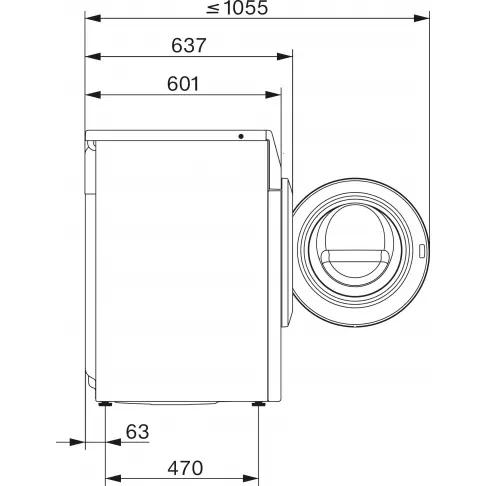 Lave linge séchant MIELE WTD163WCS - 8