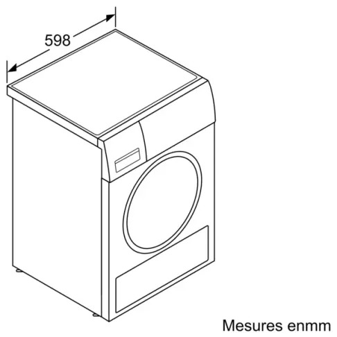 Sèche-linge frontal BOSCH WTN 85 V 07 FF - 4