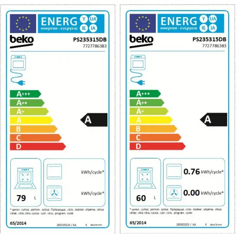 Piano de cuisson dessus gaz BEKO PS235315DB - 6