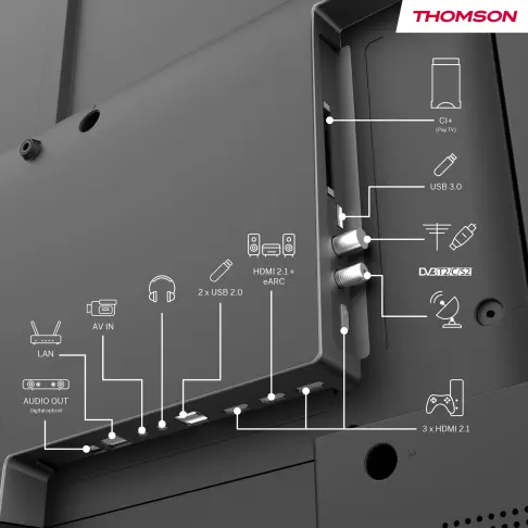 Tv led 55'' THOMSON 55QG5C14 - 6