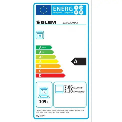 Piano de cuisson tout gaz GLEM GE 960 CMIX 2 - 3