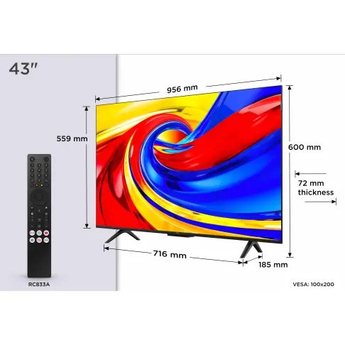 Tv led 50'' TCL 50P79L - 8