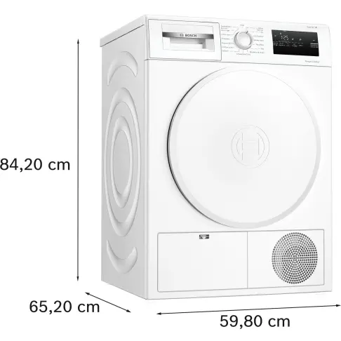 Sèche-linge frontal BOSCH WTH8300DFR - 8