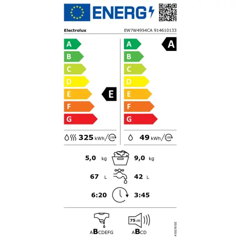 Lave-linge séchant ELECTROLUX EW7W4954CA - 10