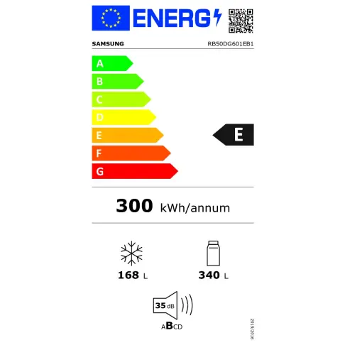 Réfrigérateur combiné inversé SAMSUNG RB50DG601EB1 - 6