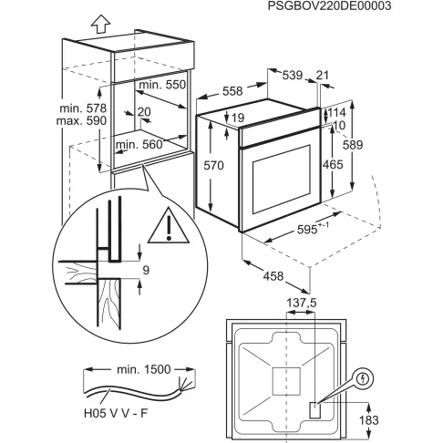 Four catalyse ELECTROLUX EOH3C01BX - 3