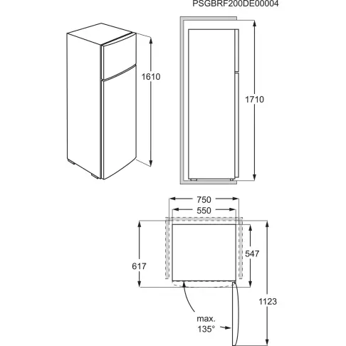 Réfrigérateur 2 portes ELECTROLUX LTB1AE28W0 - 7