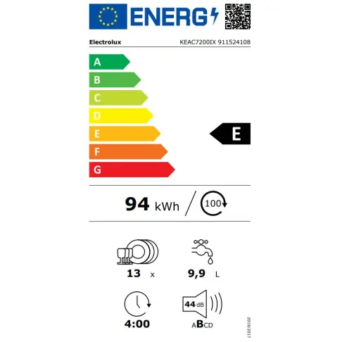 Lave-vaisselle intégré 60 cm ELECTROLUX KEAC7200IX - 7