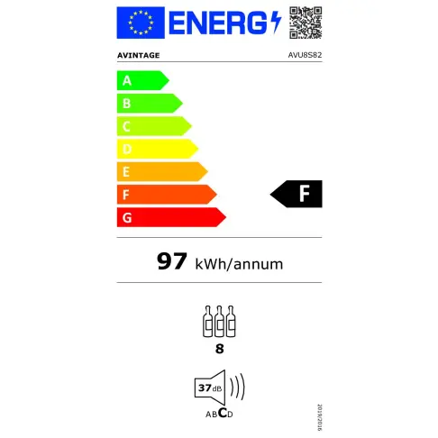 Cave à vin intégrée AVINTAGE AVU8S82 - 2