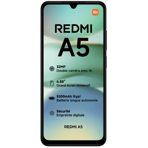 Smartphone XIAOMI REDMIA5NOIR - 5