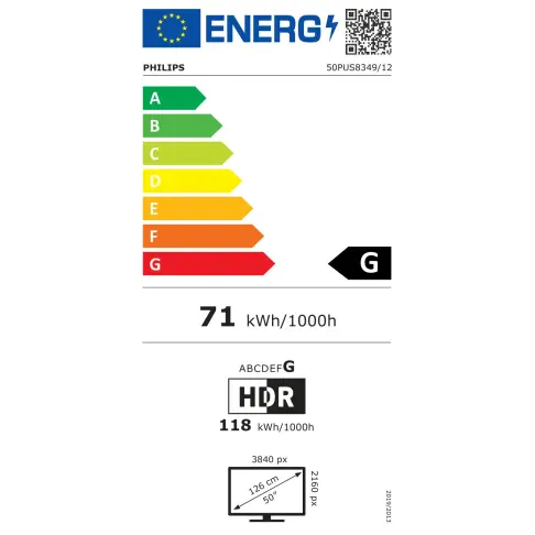 Tv led 50'' PHILIPS 50PUS8349/12 - 2