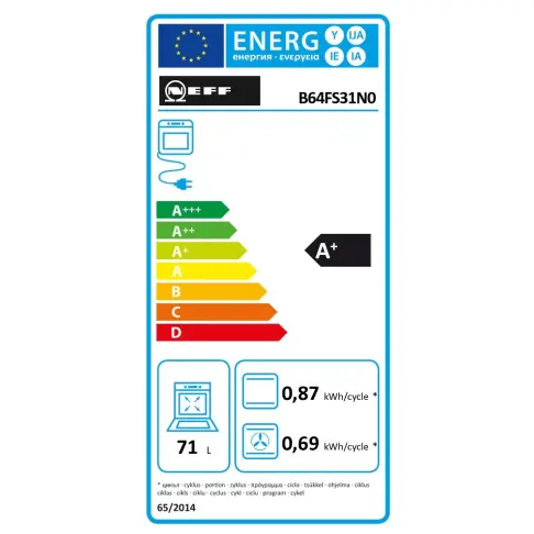 Four hydrolyse NEFF B64FS31N0 - 12