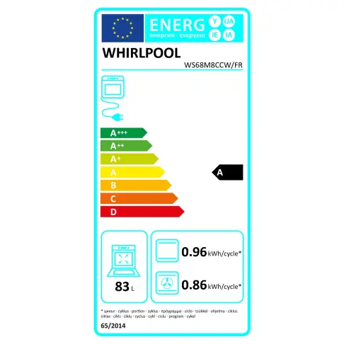 Cuisinière mixte WHIRLPOOL WS68M8CCWFR - 5