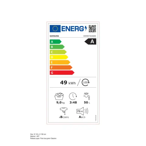 Lave-linge frontal SAMSUNG WW90T4046EE/EF - 2