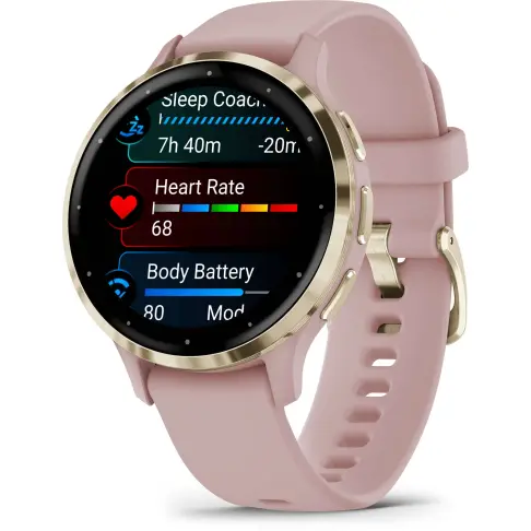 Montre connectée GARMIN Venu 3S Or/Rose 010-02785-03 - 1