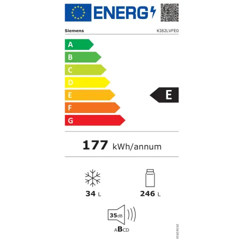 Réfrigérateur intégrable 1 porte SIEMENS KI82LVFE0 - 8