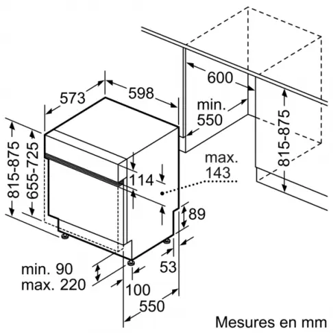 Lave-vaisselle intégré 60 cm BOSCH SMI4HCB19E - 4