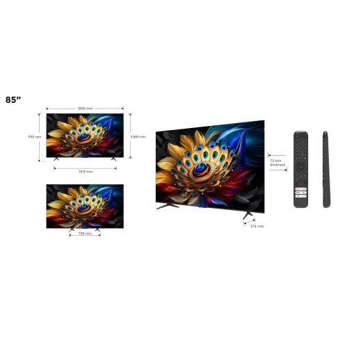 Tv led 85'' TCL 85C69B - 4