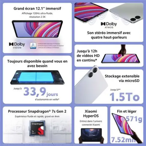 Tablette tactile XIAOMI REDMIPADPRO6128G - 4