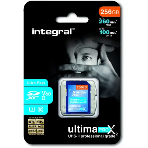 Carte mémoire INTEGRAL INSDX 256 G 260/100 U 2 - 2