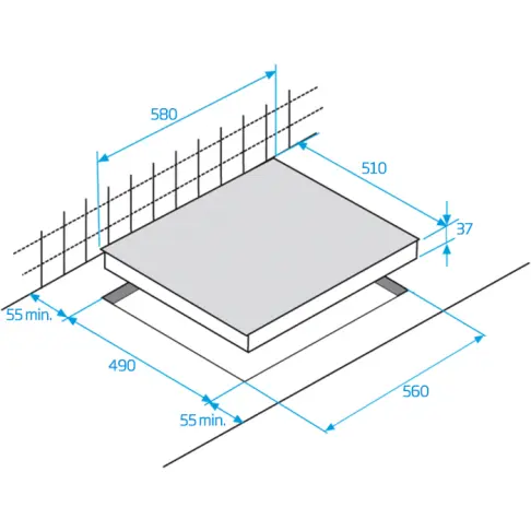 Table vitro BEKO HIC 64100 - 2 Table vitro BEKO HIC 64100 - 2