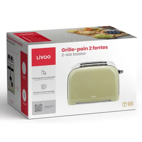 Grille pain LIVOO DOD196M - 5 Grille pain LIVOO DOD196M - 5