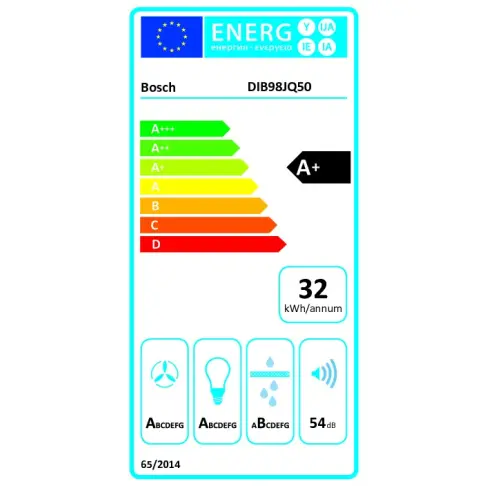 Hotte décorative BOSCH DIB 98 JQ 50 - 6