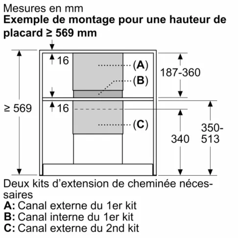 Accessoire hotte SIEMENS LZ11IBN61 - 3