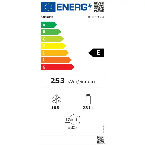 Réfrigérateur combiné inversé SAMSUNG RB 33 J 3315 SA - 3